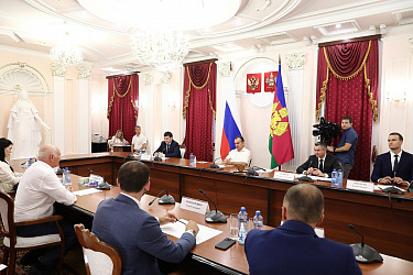 Губернатор Краснодарского края Вениамин Кондратьев обсудил с инвесторами реализацию проекта
